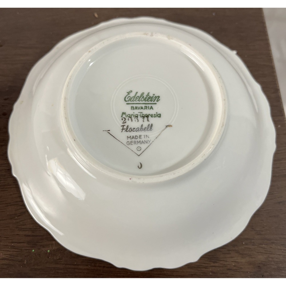 Set Of 6 Edelstein Maria Theresia Florabell Fruit/Desert Bowls Barvaria 5 In #2 - Picture 11 of 14